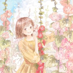 パソコンのデスクトップ画像 壁紙に使える 菜の花のイラスト Momochyのおうち イラストレーターももちーのwebサイト