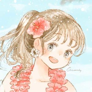 パソコンのデスクトップ画像 壁紙に使える 藤の花のイラスト Momochyのおうち イラストレーターももちーのwebサイト