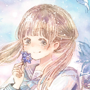 フリーアイコン＊女の子・ふわふわ