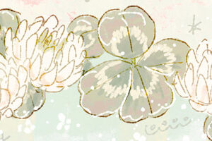七夕LINEホーム画像３＊浴衣の女の子と笹の葉