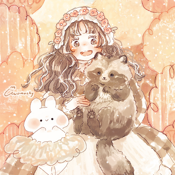 専用　音の絵ハンドメイドワンピース＆マフラー 専用 音の絵ハンドメイドワンピース＆マフラー （音の絵｜おかやま