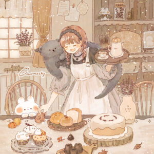 フリーアイコン＊うさぎ・抱っこ・女の子