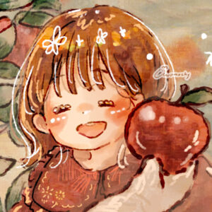 フリーヘッダー＊ポインセチアとトナカイと女の子