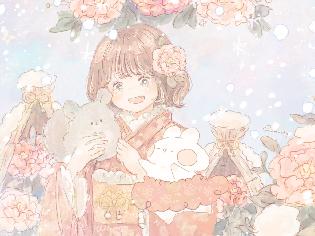 パソコンのデスクトップ画像・壁紙に使える＊タカとデンファレ