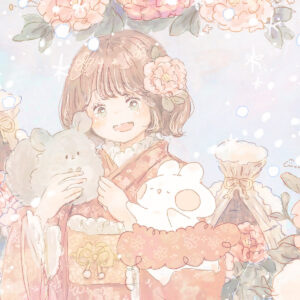 フリーアイコン＊ハムスターとイチゴ