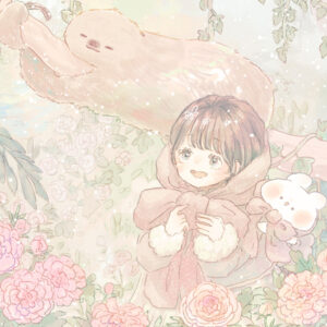 ハロウィンフリーアイコン20＊うさおばけっこ