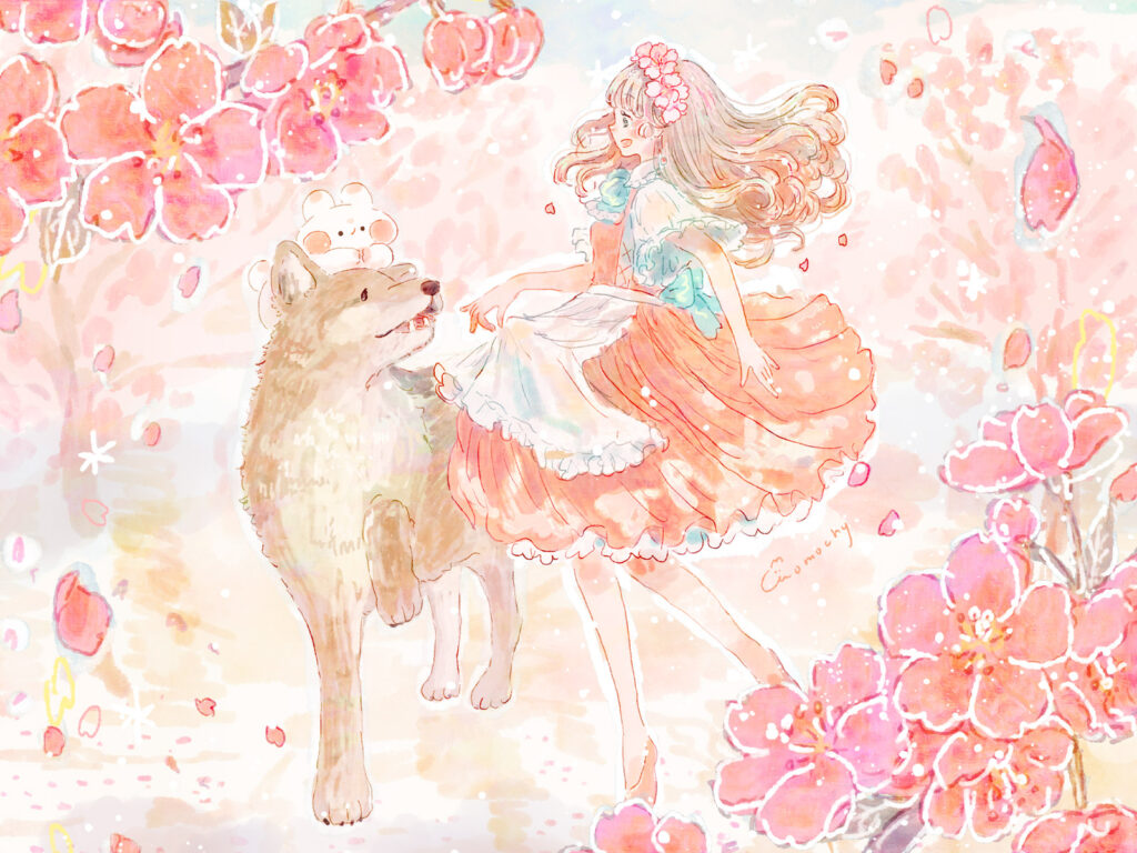 ロック画面や待ち受け・スマホ壁紙に使える＊2026年3月のカレンダーイラスト